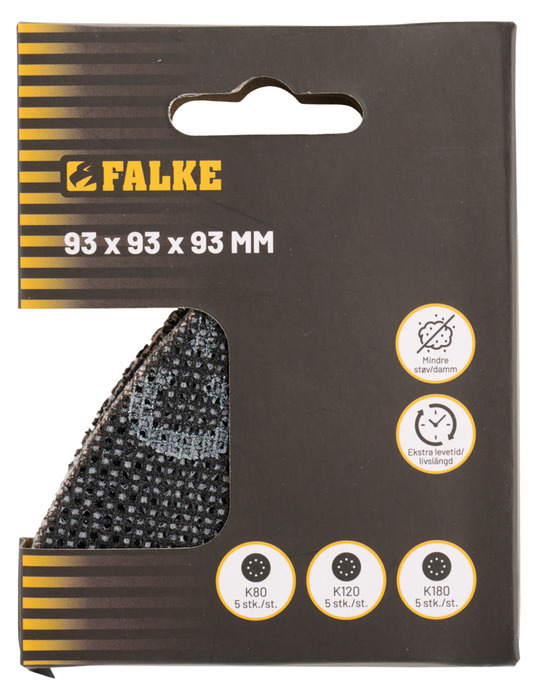 Slipnät t/hörnslip 93 mm 15 delar Falke